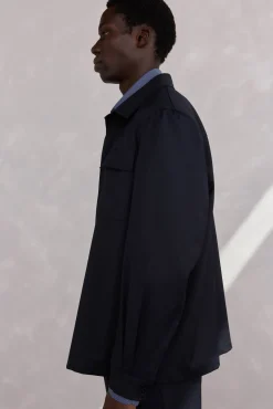 Sobrecamisa de terno de lã