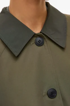 Sobretudo longo gabardina