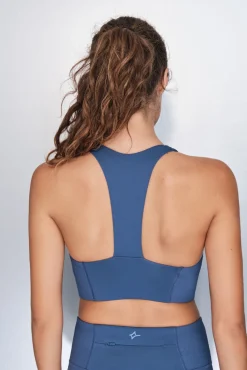 Soutien desportivo azul 4D Stretch