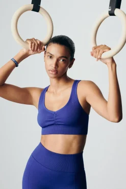 Soutien desportivo azul SEAMLESS FIT
