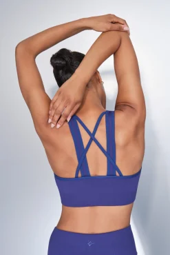 Soutien desportivo azul SEAMLESS FIT
