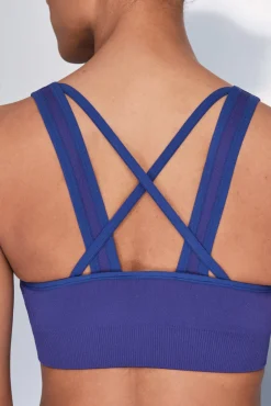Soutien desportivo azul SEAMLESS FIT