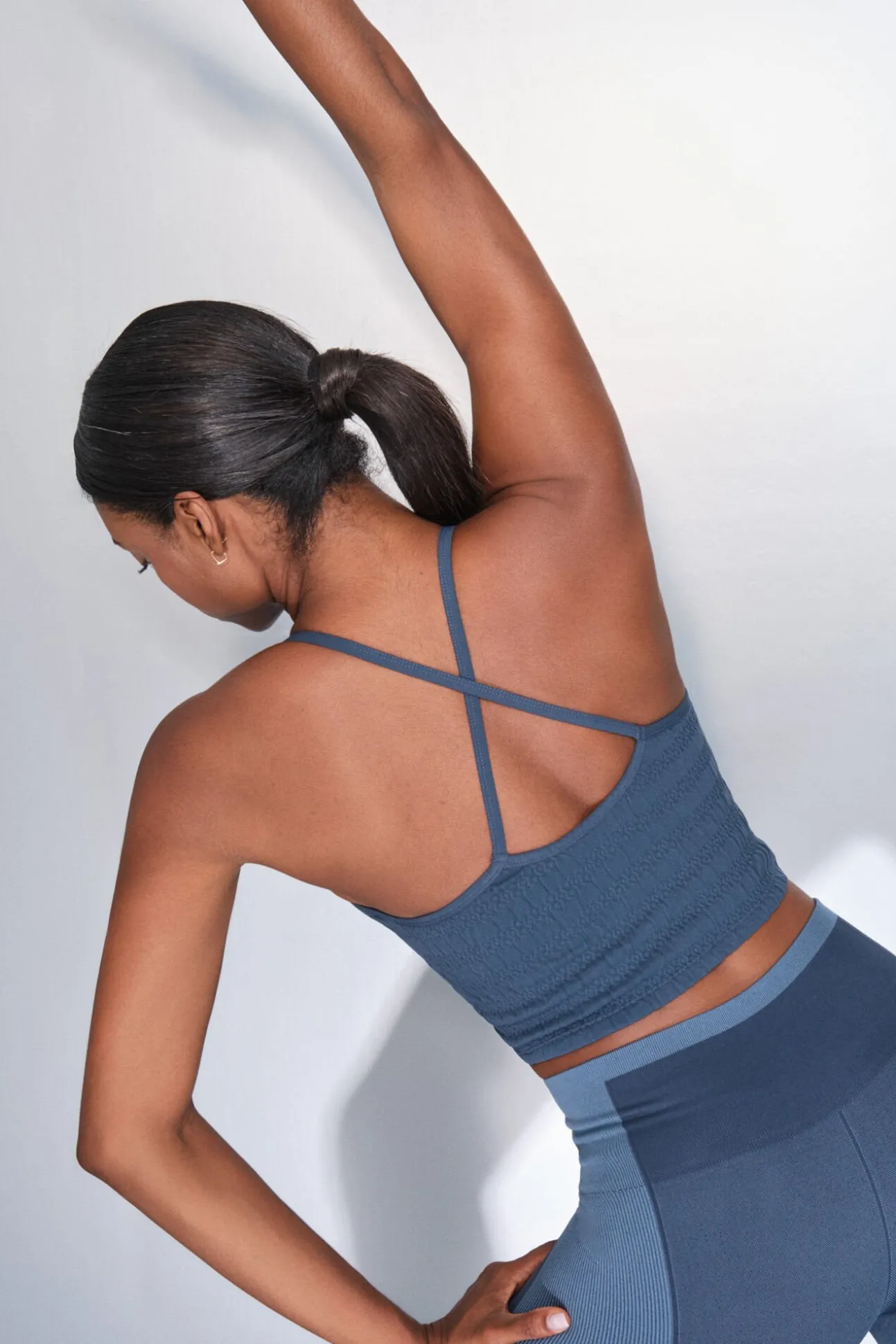 Soutien desportivo azul Smock SEAMLES COMFORT