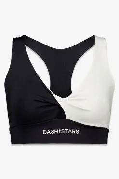 Soutien desportivo 4D Stretch preto e branco