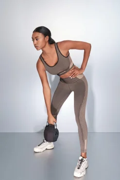 Soutien desportivo marrom SEAMLESS FIT