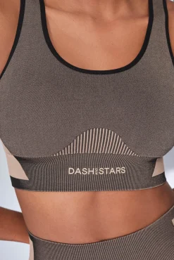 Soutien desportivo marrom SEAMLESS FIT