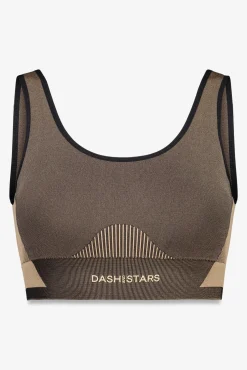 Soutien desportivo marrom SEAMLESS FIT