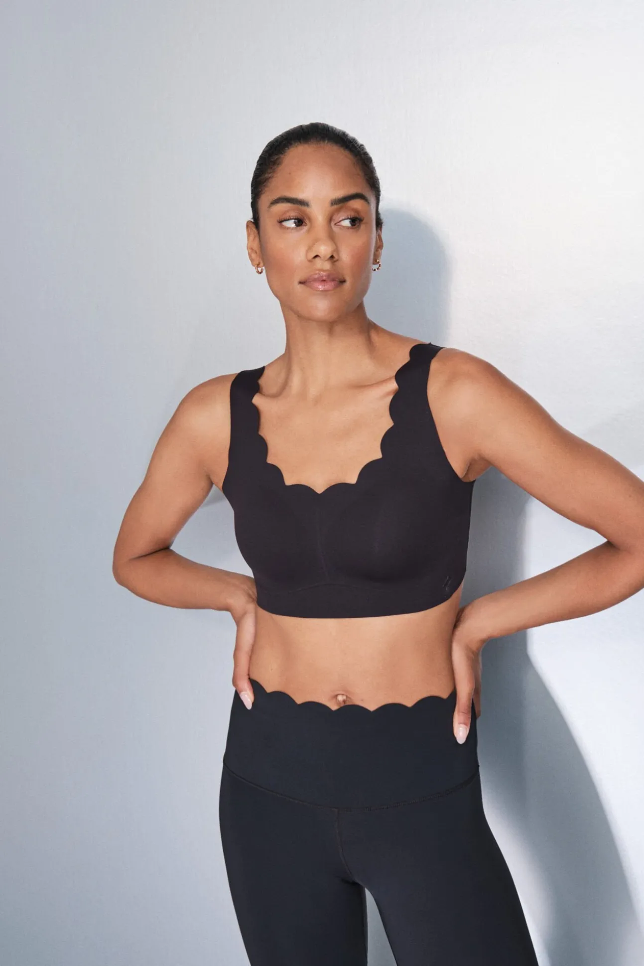 Soutien desportivo preto COMPRESSIVE