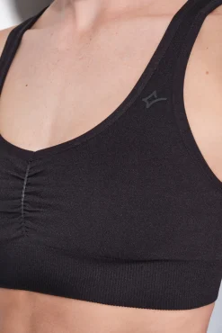 Soutien desportivo preto SEAMLESS FIT