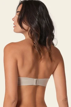 Soutien push-up alto antigravidade sem alças e sem aro