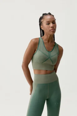 Soutien top desportivo Buddha Deep Green/Grain