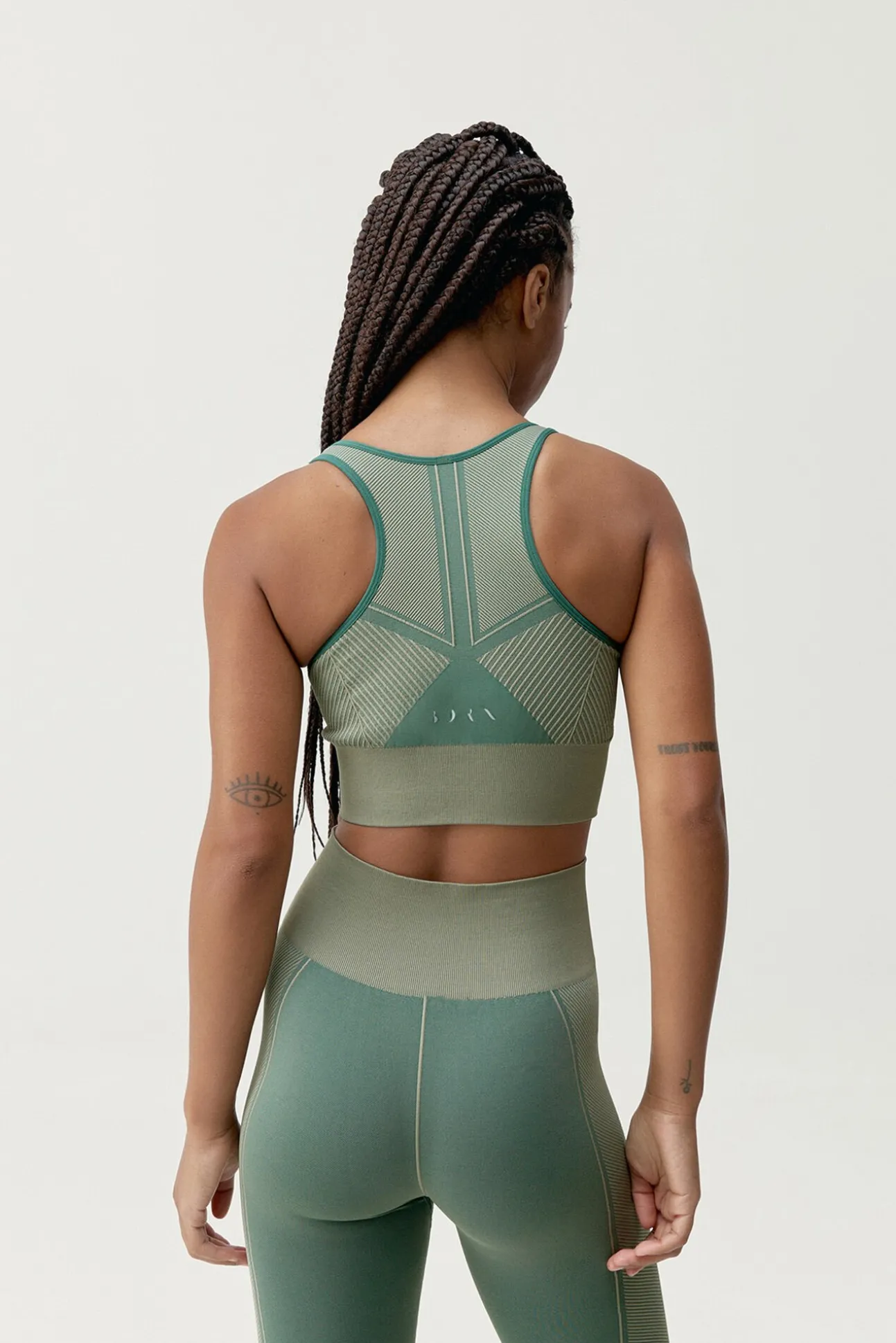 Soutien top desportivo Buddha Deep Green/Grain