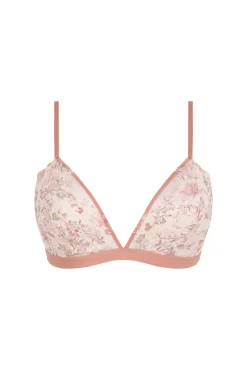 Soutien triangular de renda multicolorida NATURAL