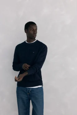 Suéter de algodão e cashmere