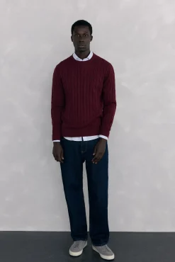 Suéter de algodão e cashmere