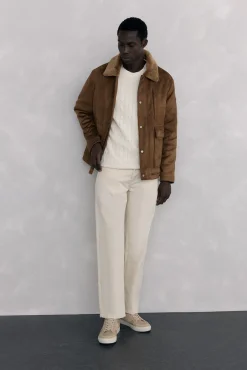 Suéter de algodão e cashmere