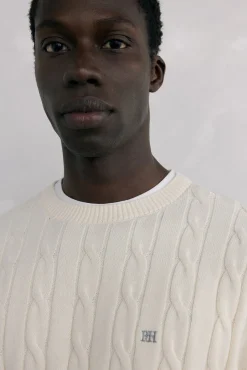 Suéter de algodão e cashmere
