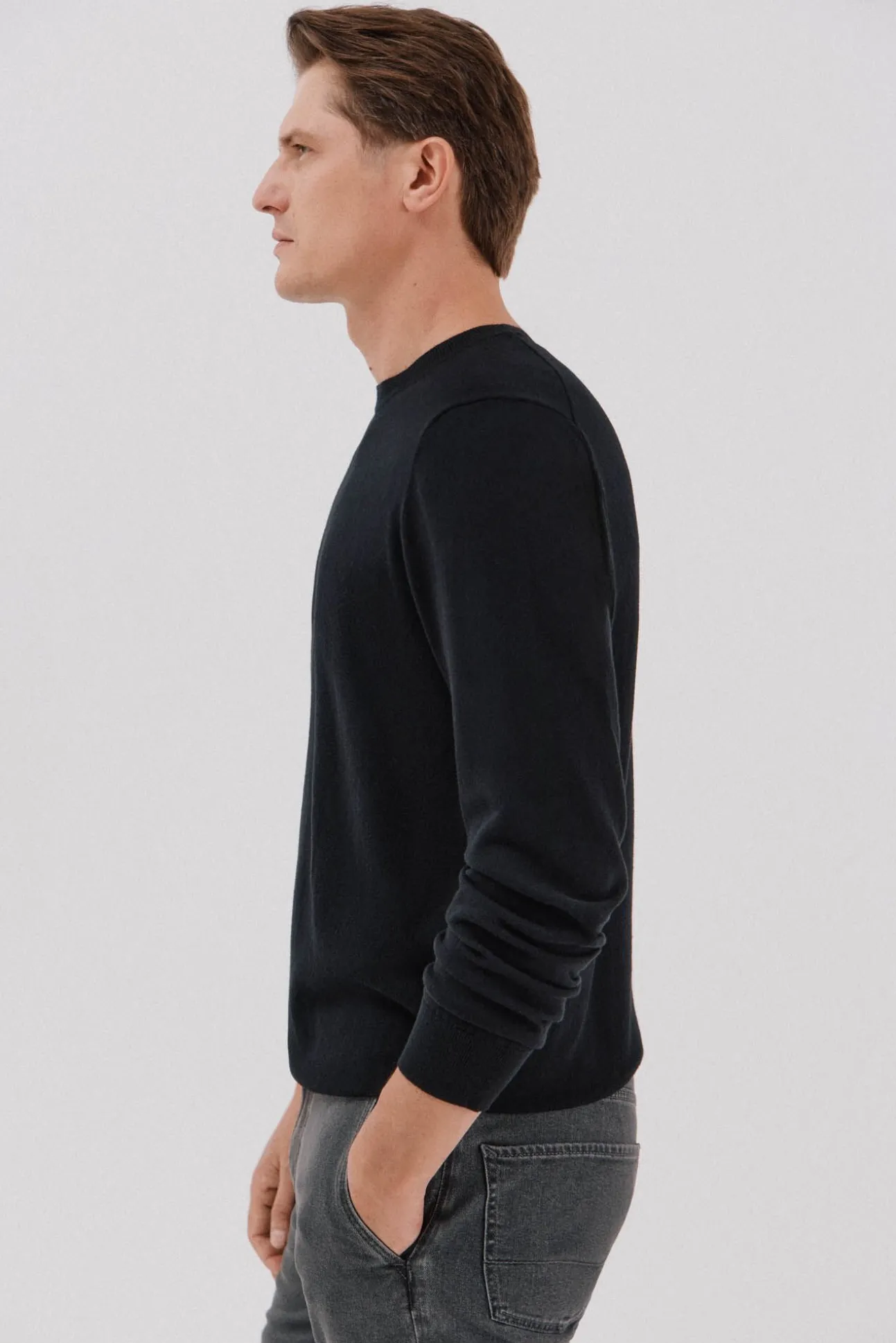 Suéter de cashmere de algodão