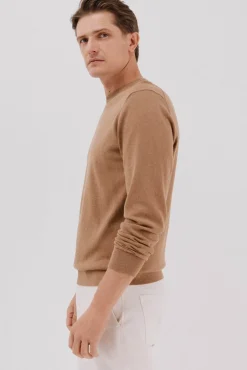 Suéter de cashmere de algodão