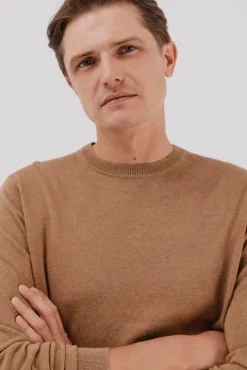 Suéter de cashmere de algodão