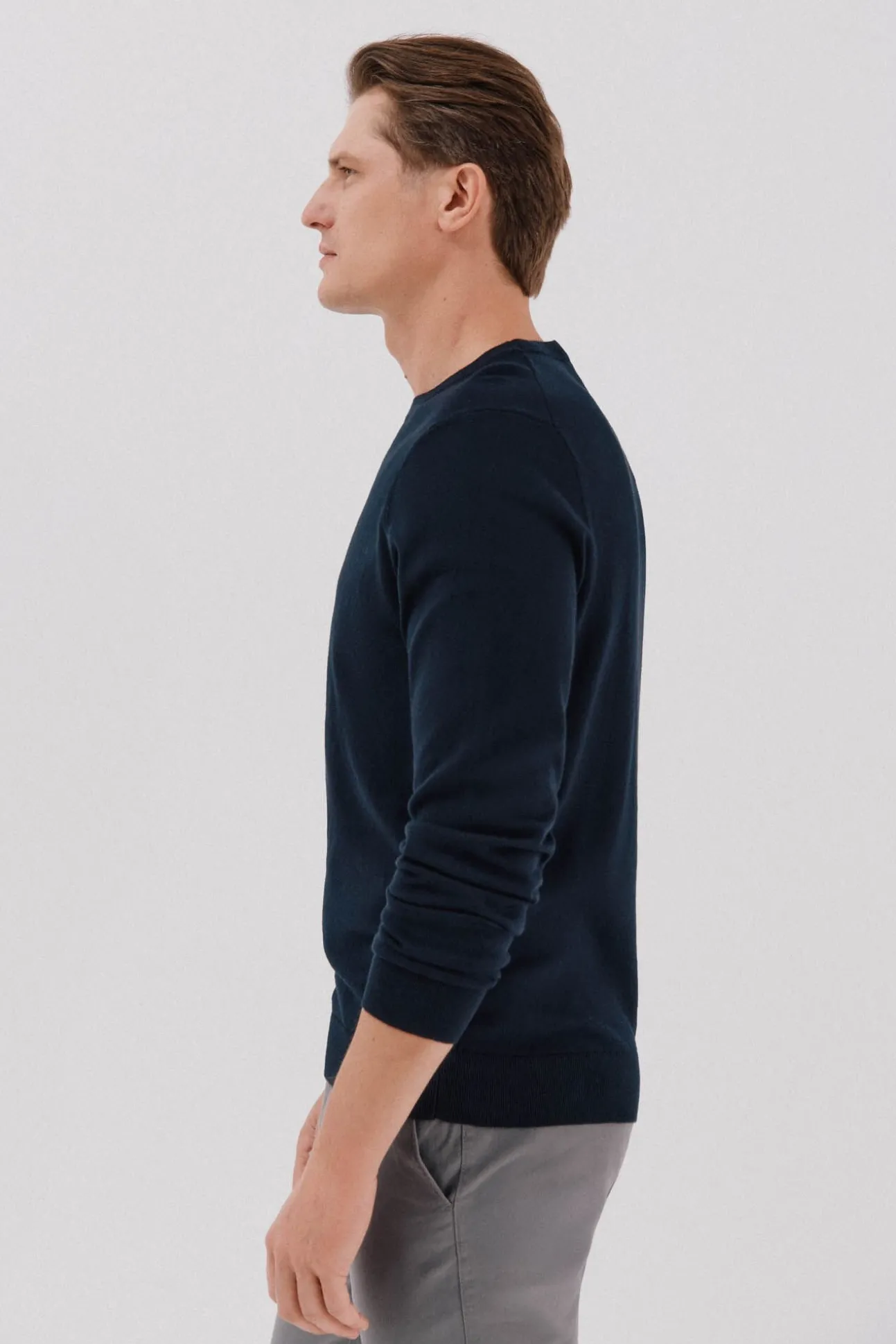 Suéter de cashmere de algodão