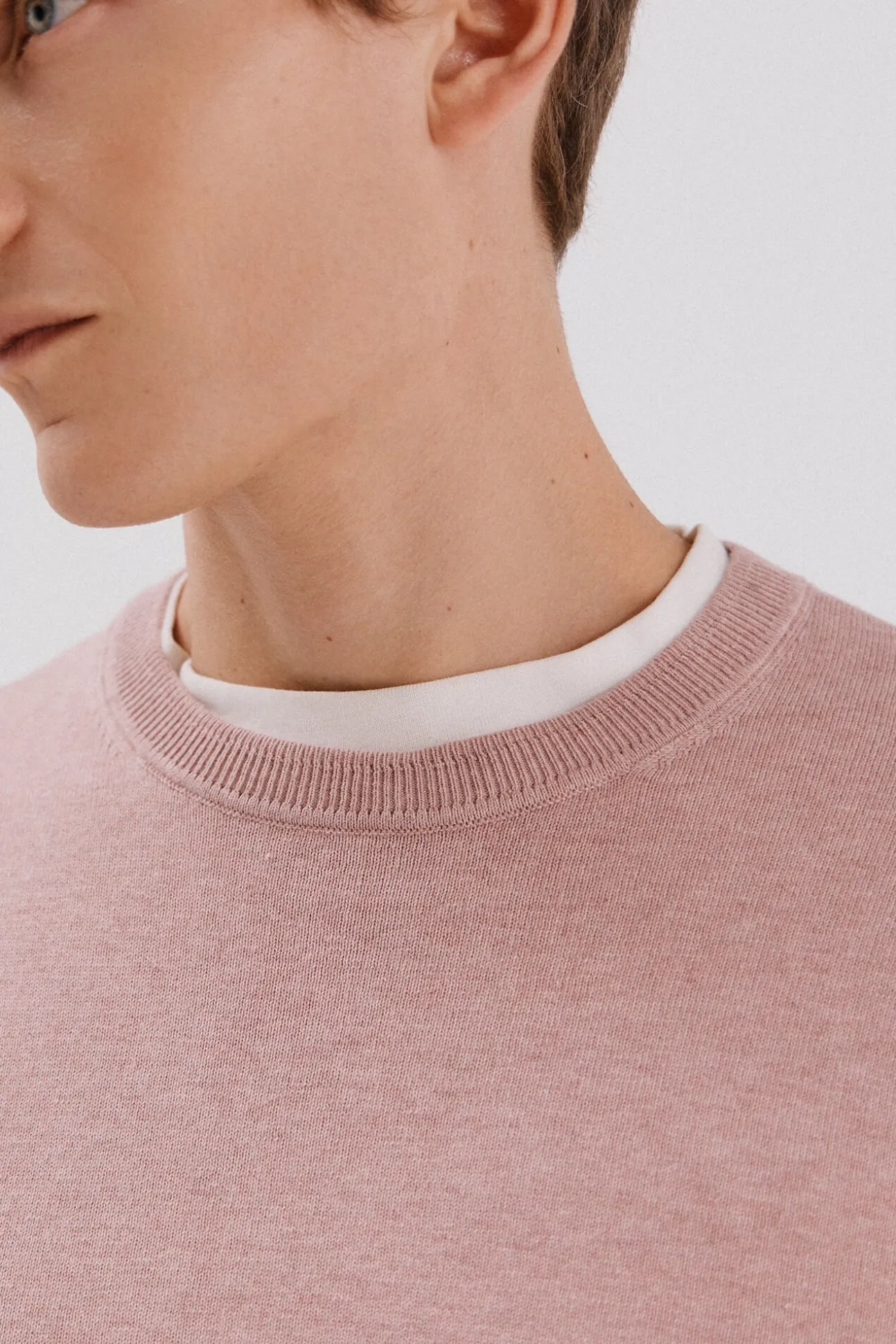 Suéter de cashmere de algodão