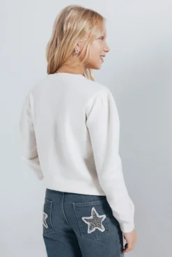 Suéter de laço para menina