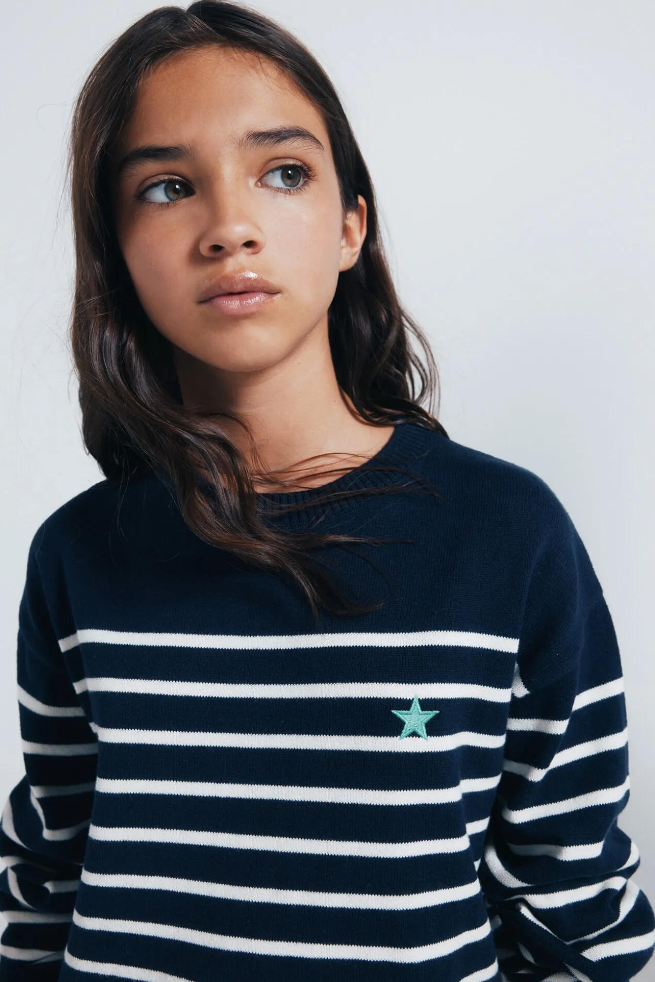 Suéter de marinheiro para menina