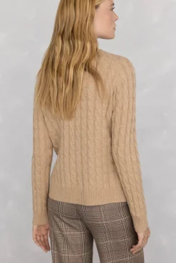 Suéter de oitos de lã merino
