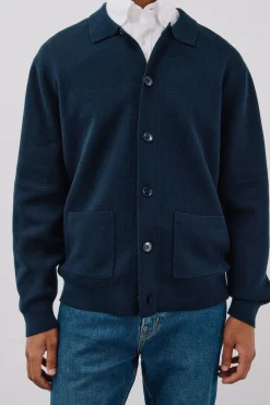 Suéter de sobrecamisa de algodão