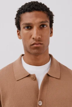 Suéter de sobrecamisa de algodão