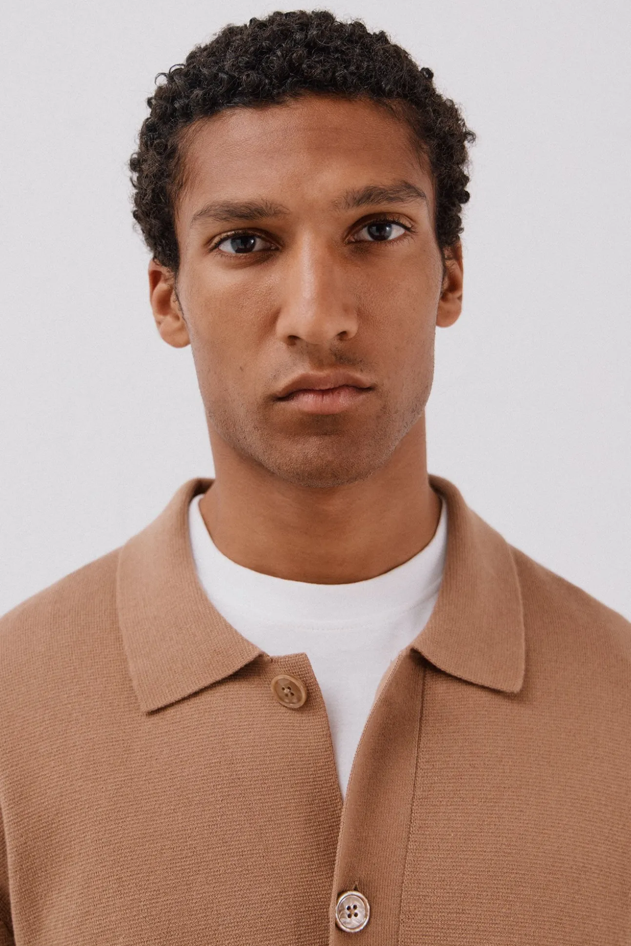 Suéter de sobrecamisa de algodão