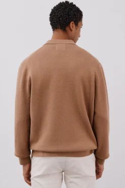 Suéter de sobrecamisa de algodão