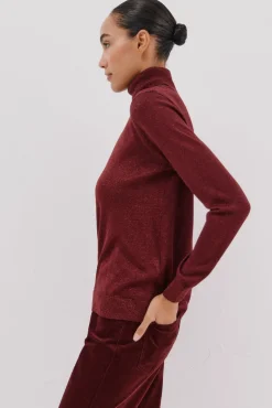 Suéter fino de lurex