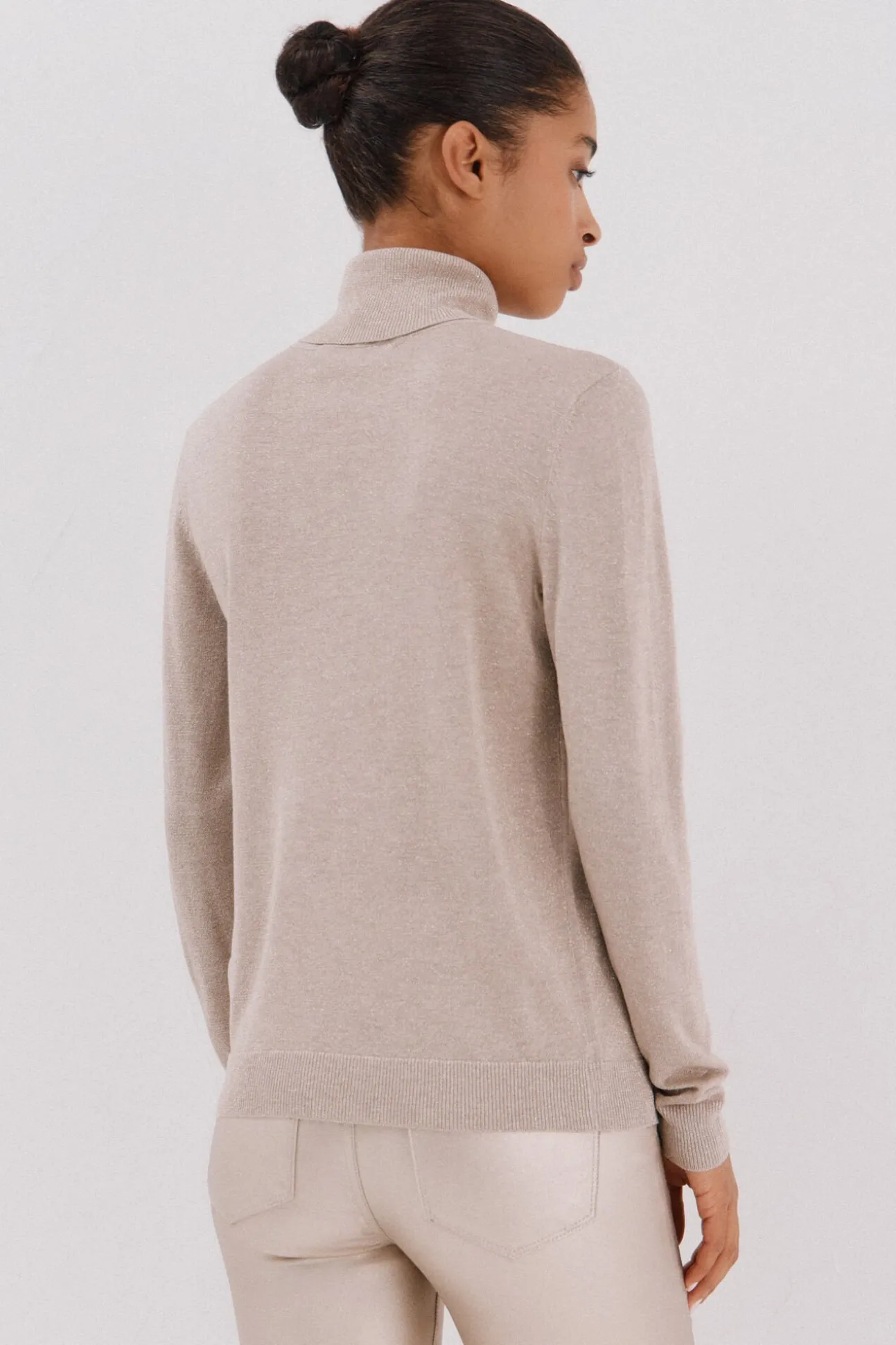 Suéter fino de lurex