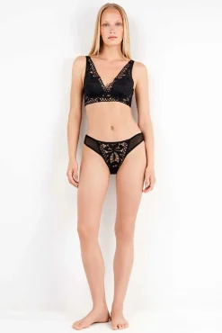 Sutiã push up bralette guipur