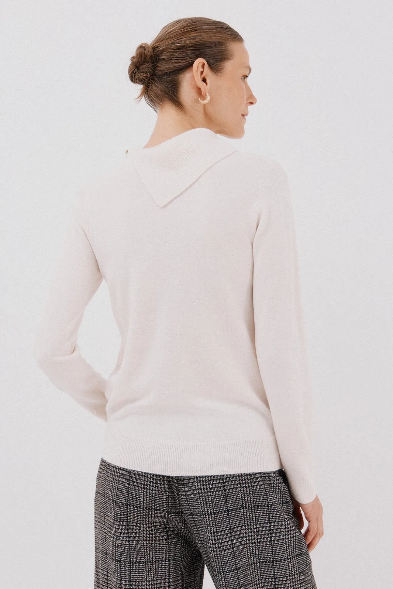 Sweater gola botões