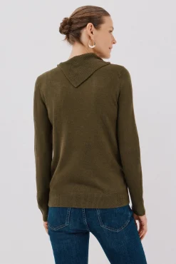 Sweater gola botões