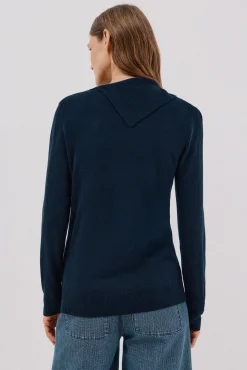 Sweater gola botões