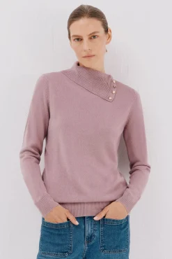 Sweater gola botões