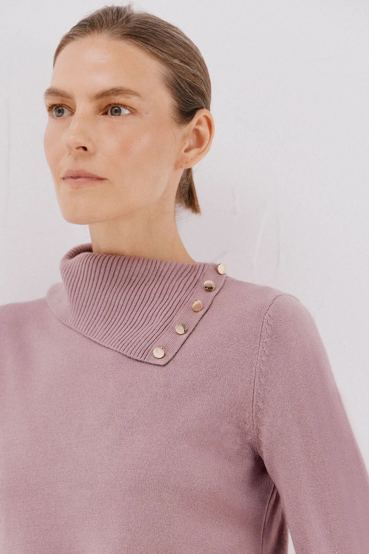 Sweater gola botões