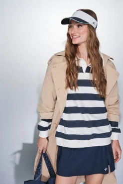 Sweatshirt 100% algodão com estampado riscas