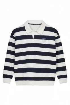 Sweatshirt 100% algodão com estampado riscas
