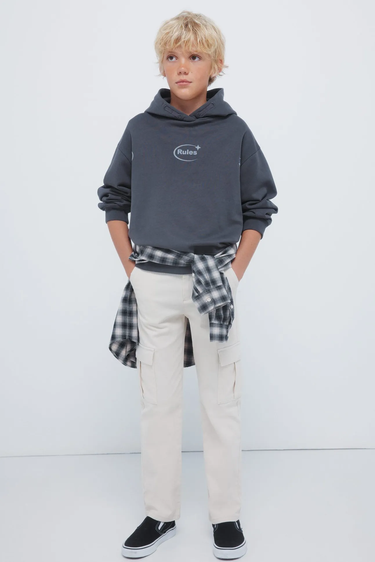 Sweatshirt "Abrace a bagunça" para capuz