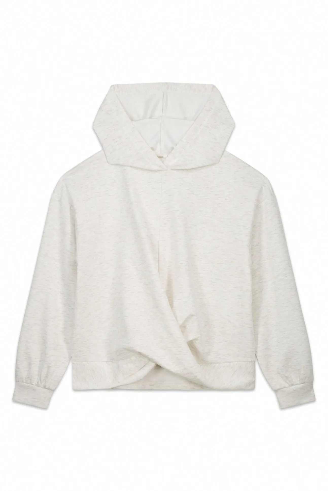Sweatshirt branco drapeado