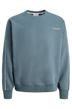 Sweatshirt básico com gola redonda