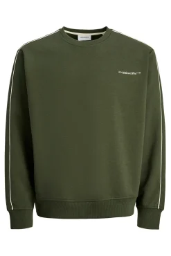 Sweatshirt básico com gola redonda