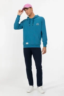 Sweatshirt capuz com bordado Sealovers