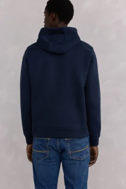 Sweatshirt capuz logo bordado