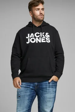 Sweatshirt capuz print logo PLUS